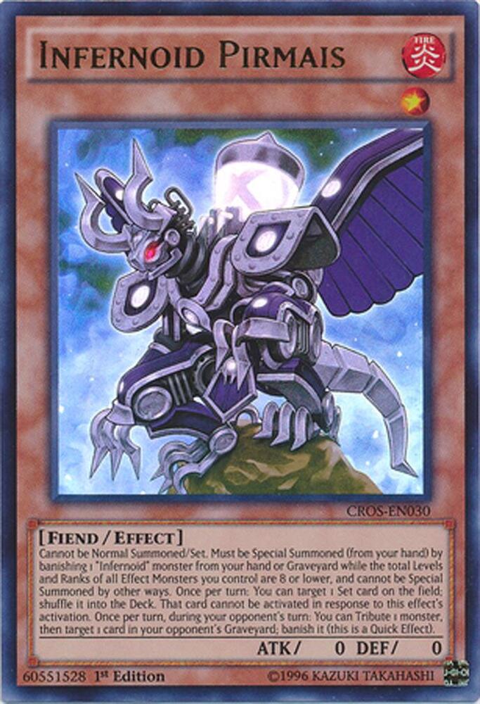 Infernoid Pirmais CROS-EN030 card from Crossed Souls