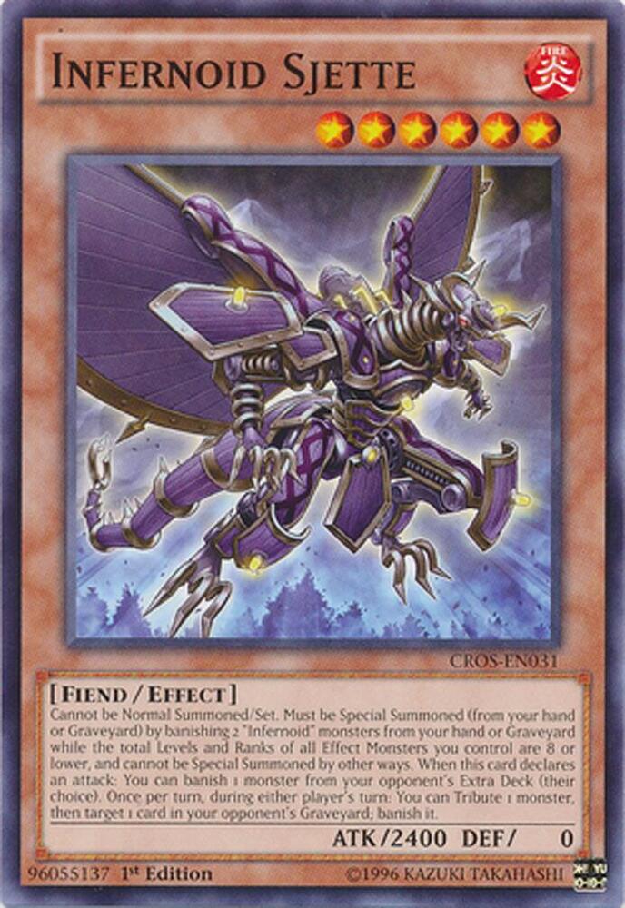 Infernoid Sjette CROS-EN031 card from Crossed Souls