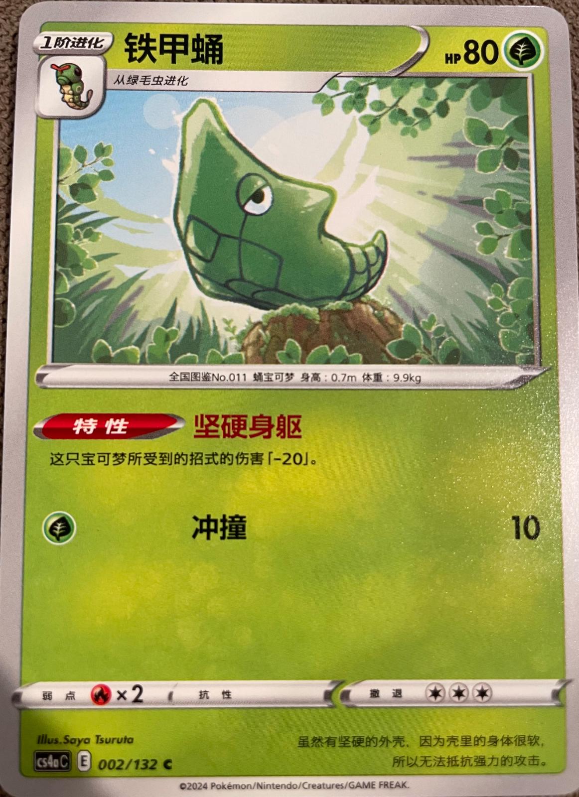 Metapod #2 card from CS4aC