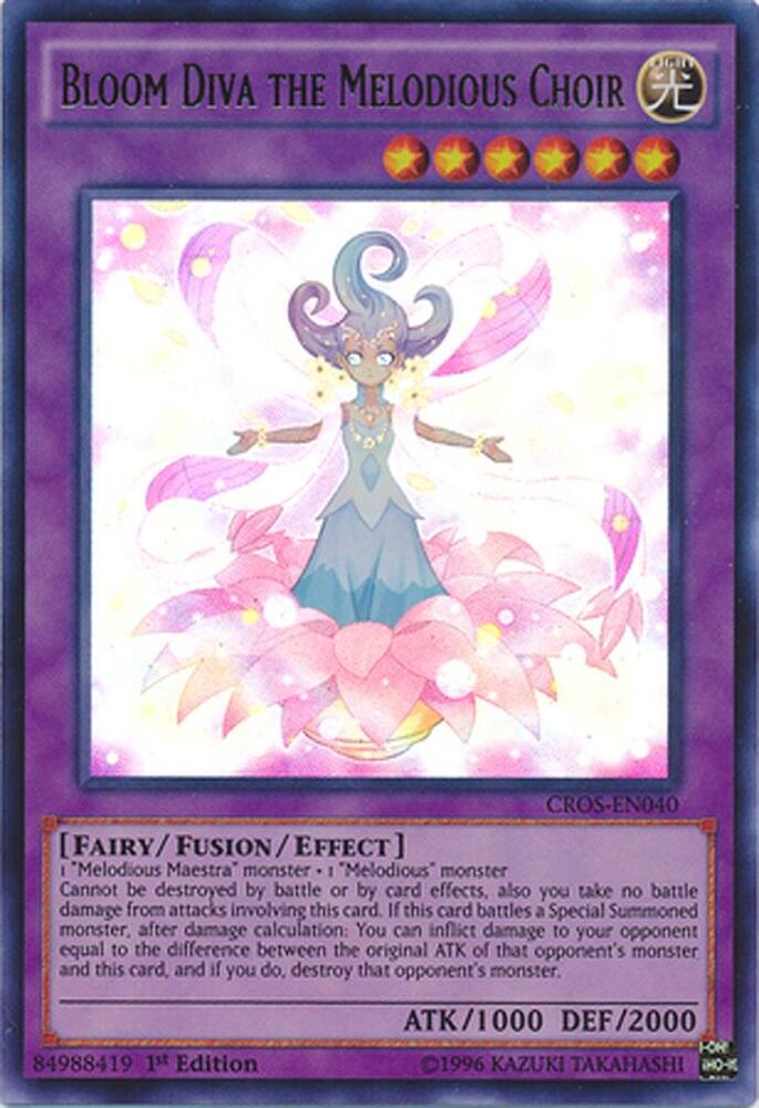 Bloom Diva the Melodious Choir CROS-EN040 card from Crossed Souls