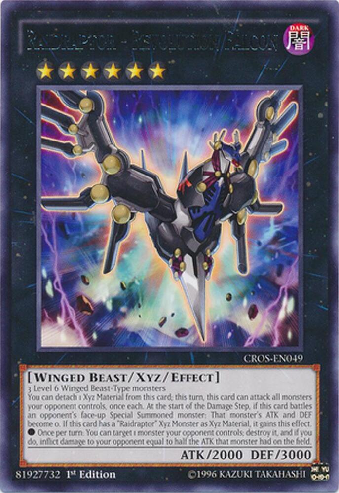 Raidraptor - Revolution Falcon CROS-EN049 card from Crossed Souls