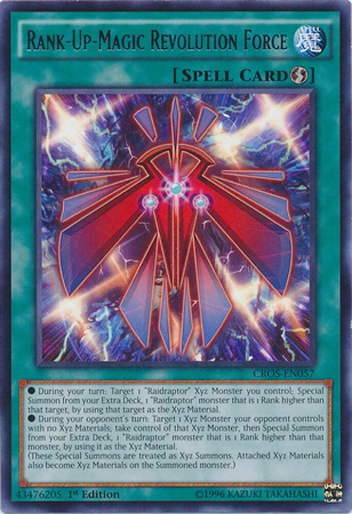 Rank-Up-Magic Revolution Force CROS-EN057 card from Crossed Souls