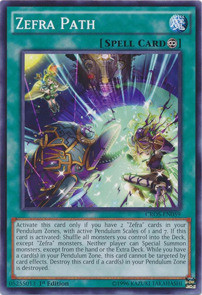 Zefra Path CROS-EN059 card from Crossed Souls