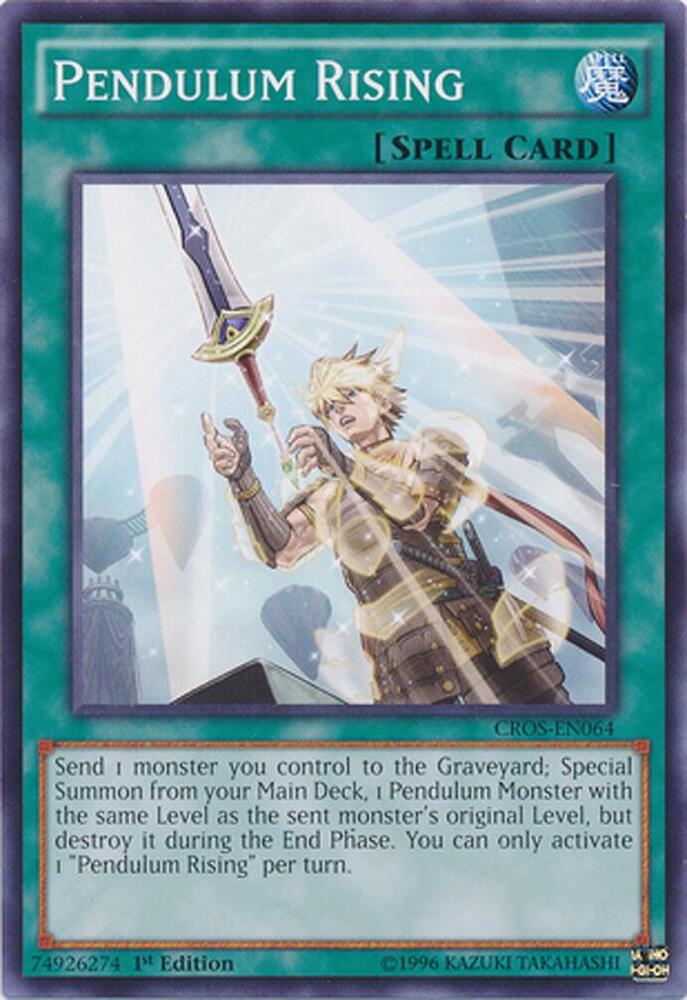 Pendulum Rising CROS-EN064 card from Crossed Souls