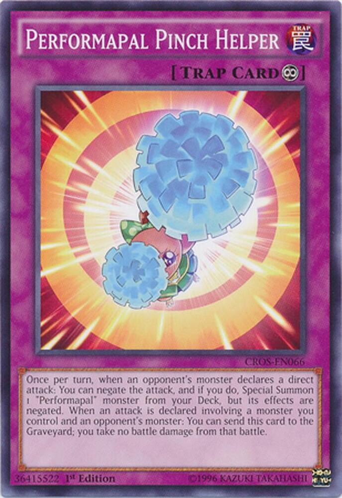 Performapal Pinch Helper CROS-EN066 card from Crossed Souls