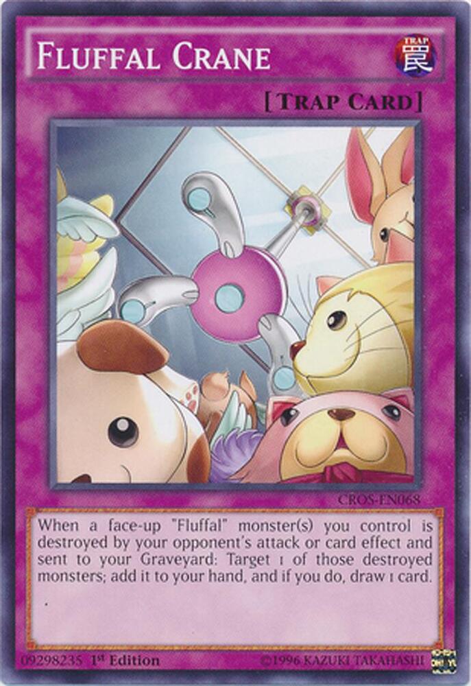 Fluffal Crane CROS-EN068 card from Crossed Souls