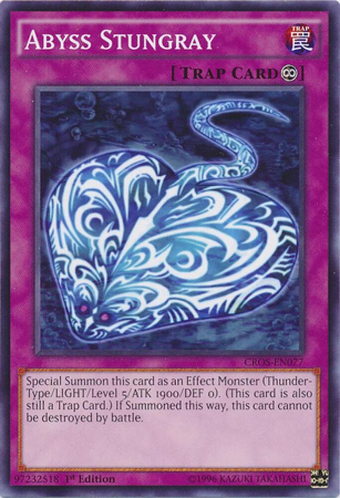 Abyss Stungray CROS-EN077 card from Crossed Souls