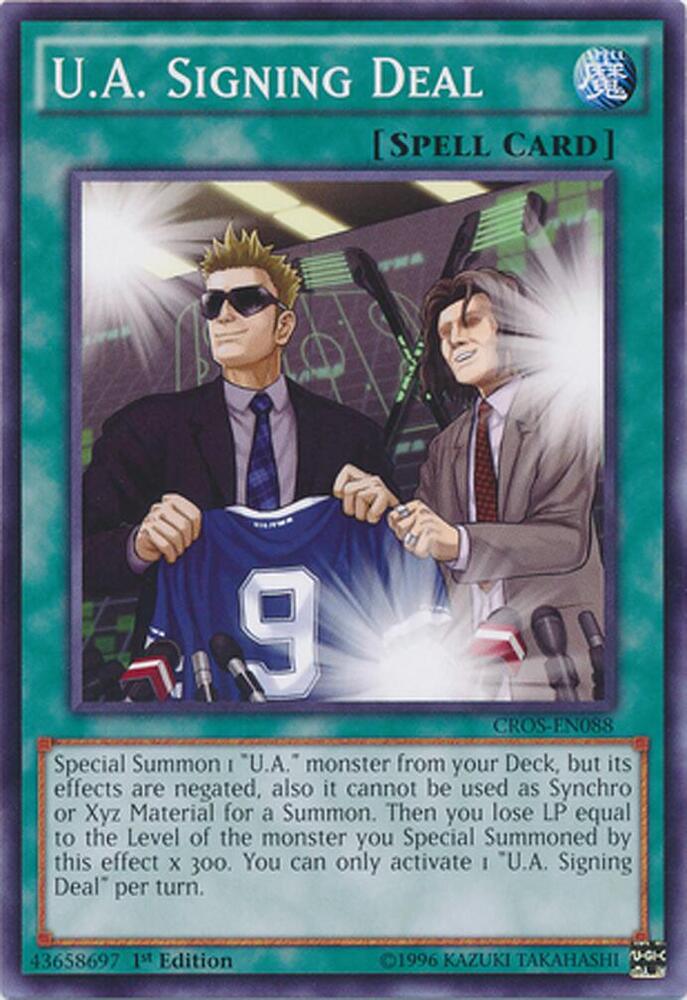 U.A. Signing Deal CROS-EN088 card from Crossed Souls