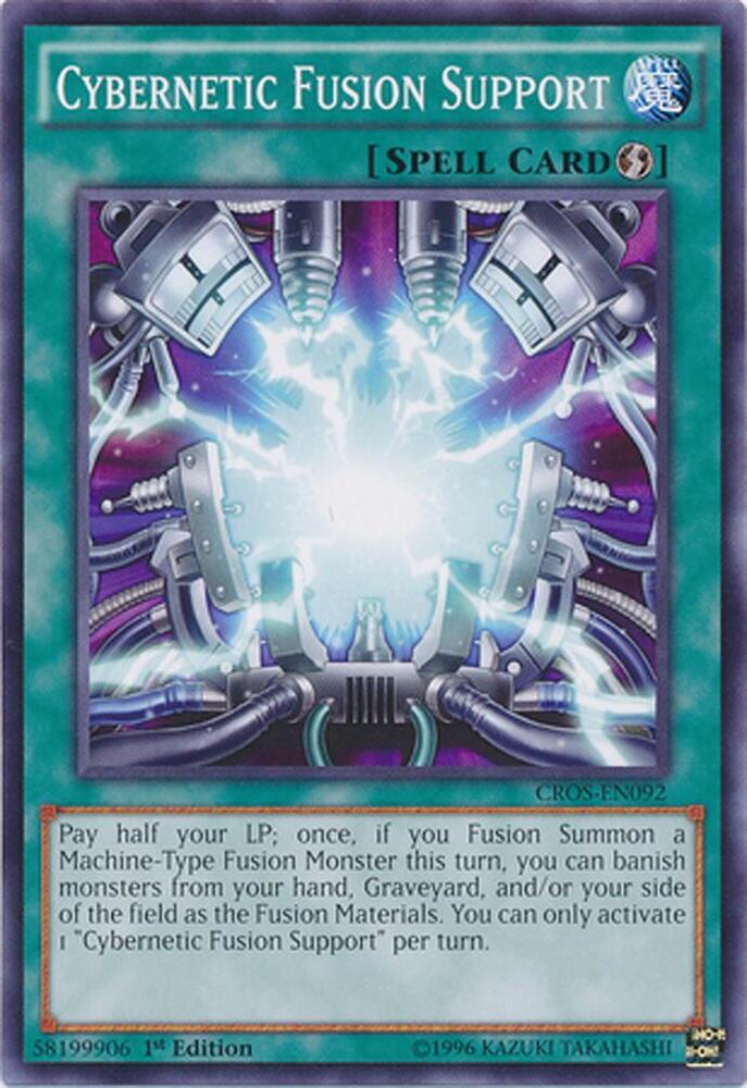 Cybernetic Fusion Support CROS-EN092 card from Crossed Souls
