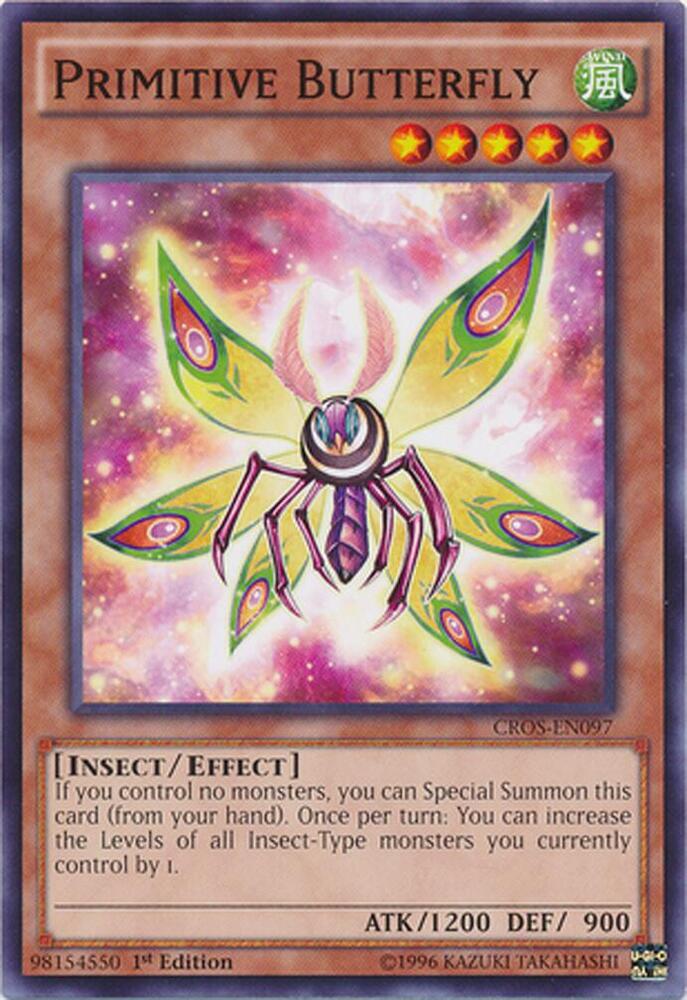 Primitive Butterfly CROS-EN097 card from Crossed Souls