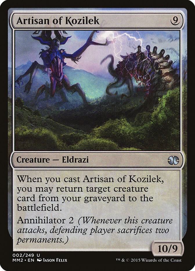 Artisan of Kozilek 2 card from Modern Masters 2015