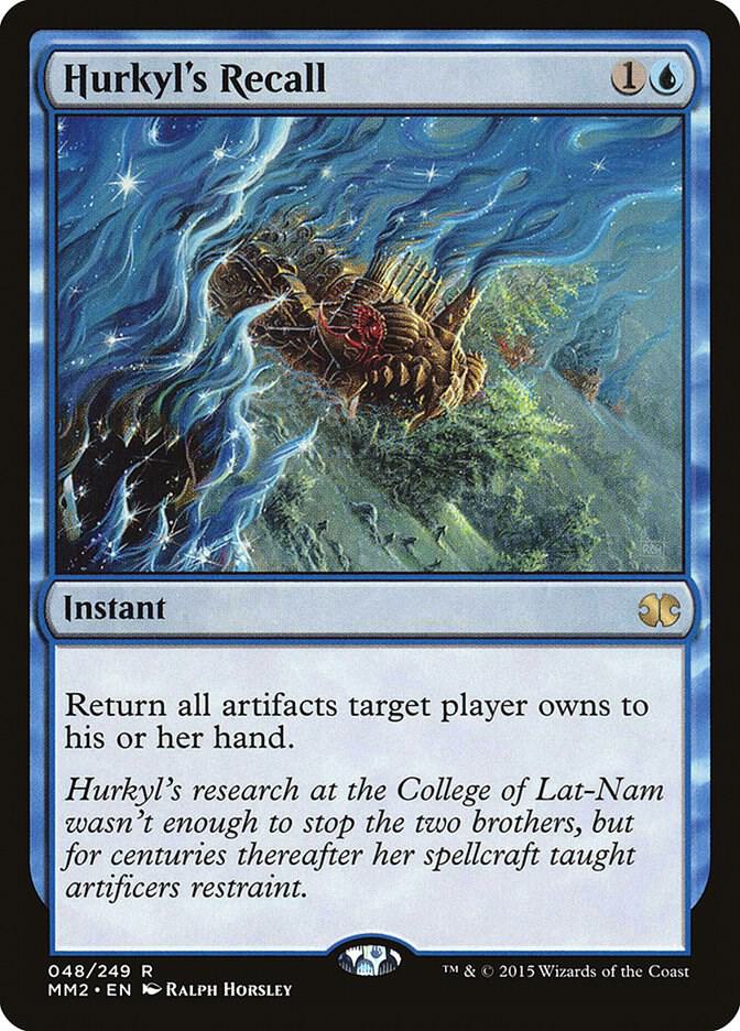 Hurkyl's Recall 48 card from Modern Masters 2015