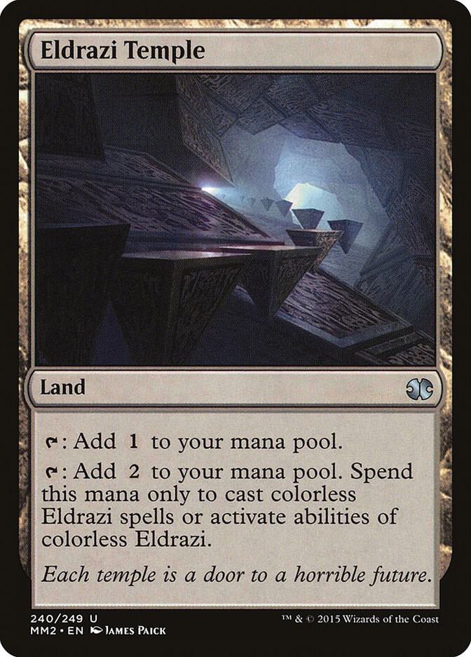 Eldrazi Temple 240 card from Modern Masters 2015