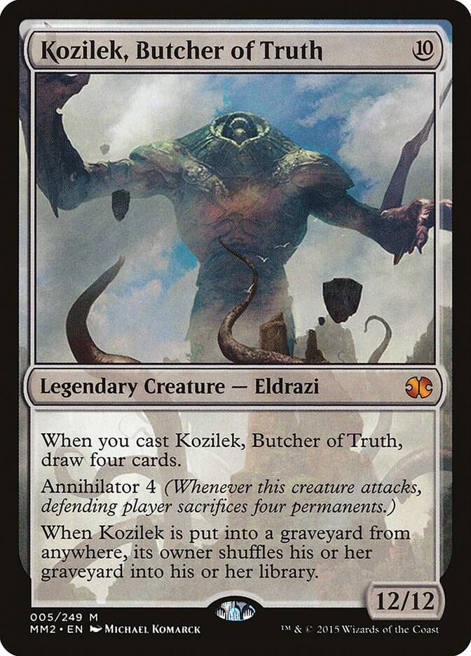 Kozilek, Butcher of Truth 5 card from Modern Masters 2015