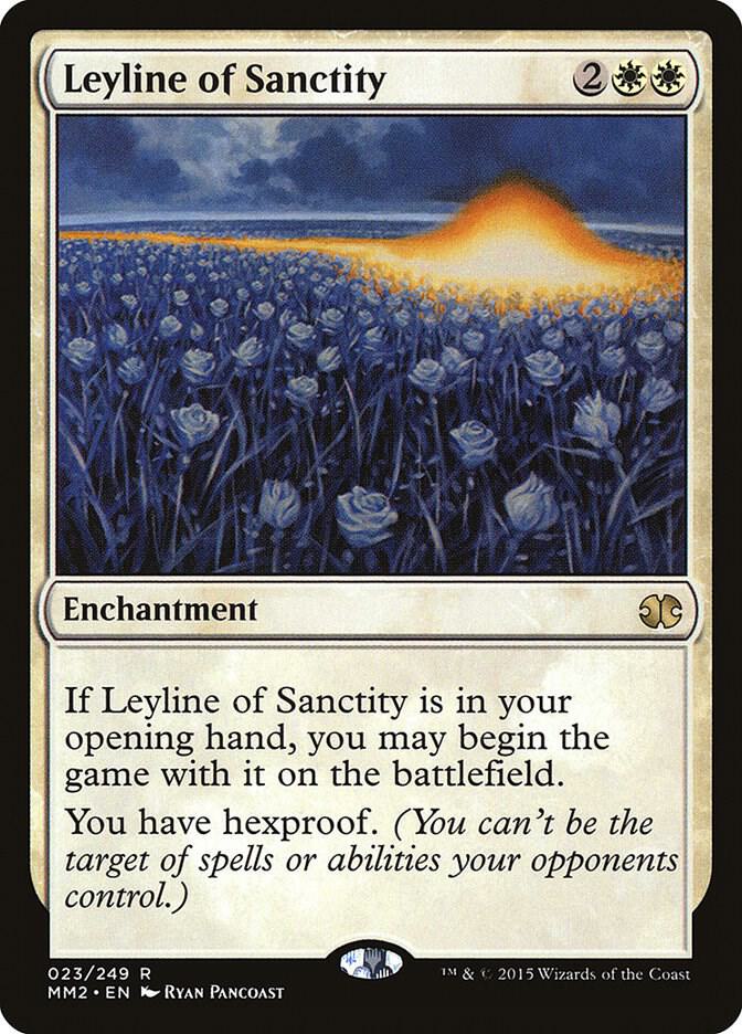 Leyline of Sanctity 23 card from Modern Masters 2015