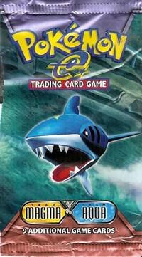Team Magma vs Team Aqua Booster Pack sealed product from EX Team Magma vs Team Aqua
