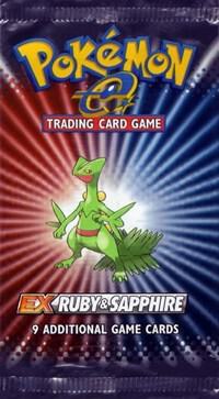 Ruby and Sapphire Booster Pack card from Ruby and Sapphire