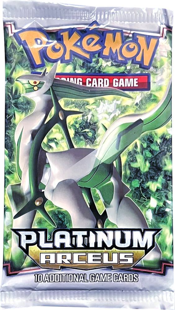 Arceus Booster Pack card from Arceus