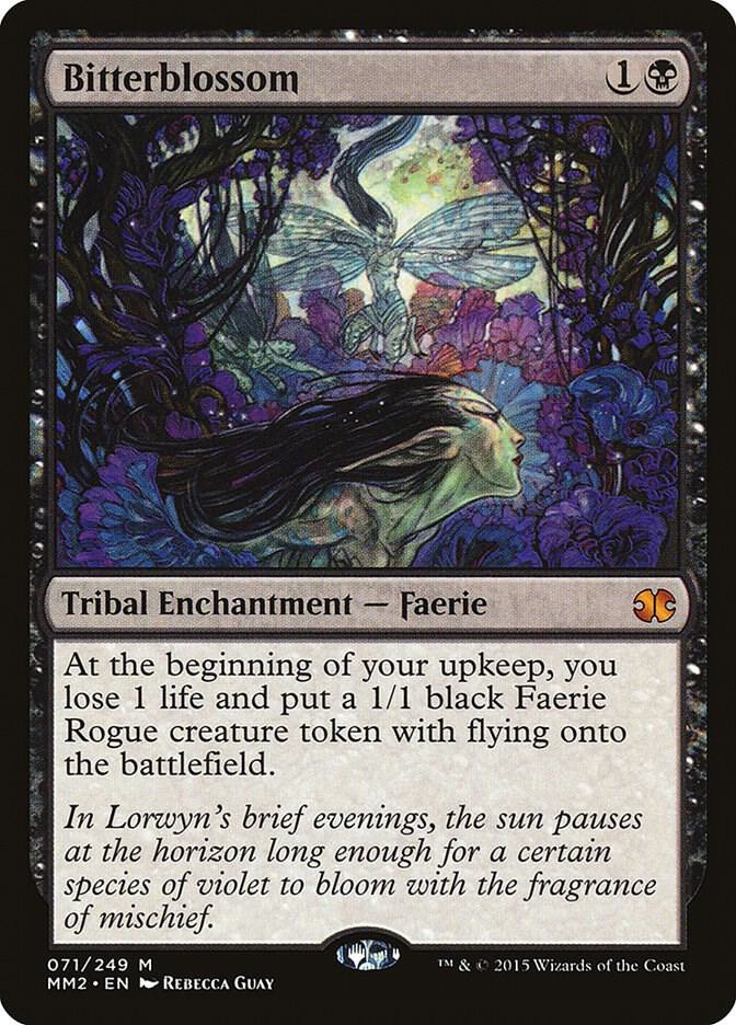 Bitterblossom 71 card from Modern Masters 2015