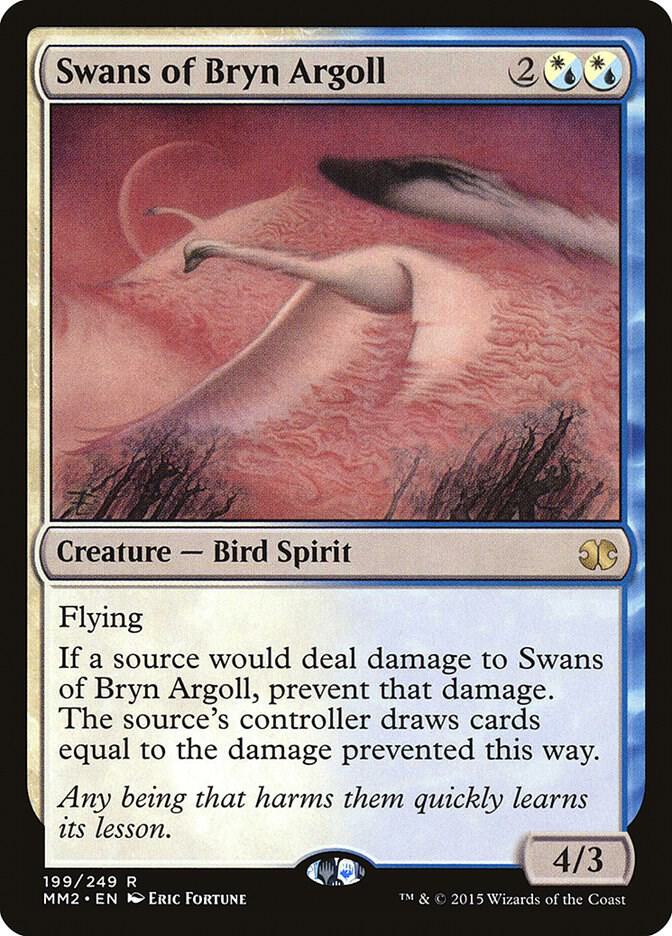 Swans of Bryn Argoll 199 card from Modern Masters 2015