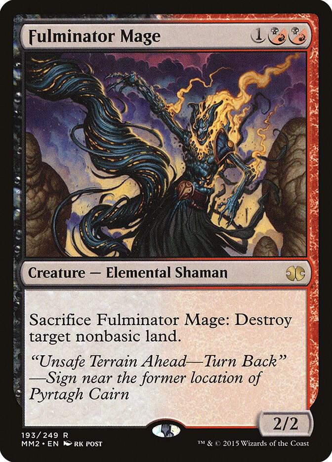Fulminator Mage 193 card from Modern Masters 2015