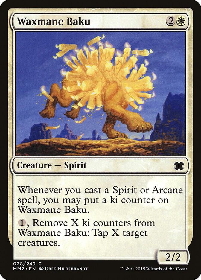 Waxmane Baku 38 card from Modern Masters 2015