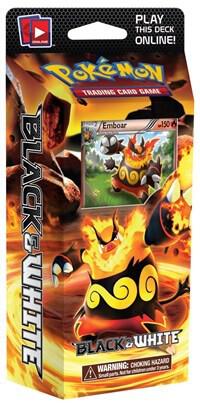 Black & White Theme Deck - "Red Frenzy" [Emboar] card from Black and White