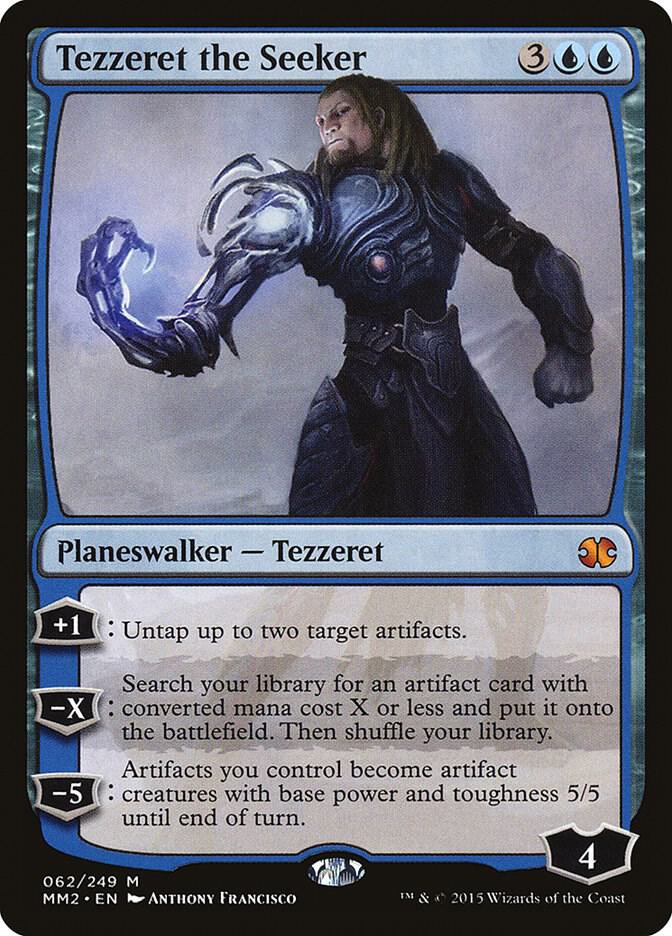 Tezzeret the Seeker 62 card from Modern Masters 2015