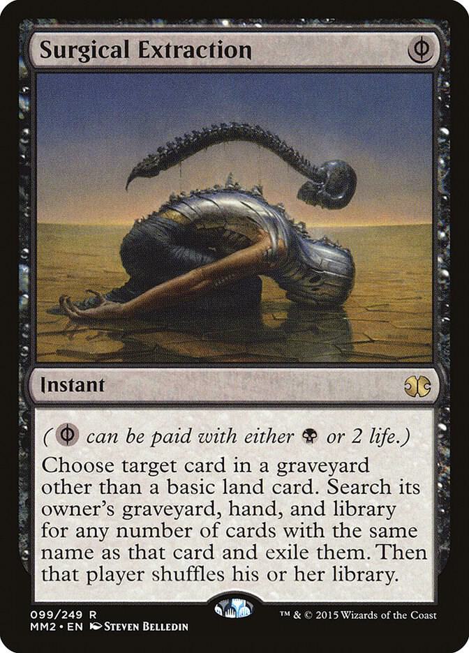 Surgical Extraction 99 card from Modern Masters 2015