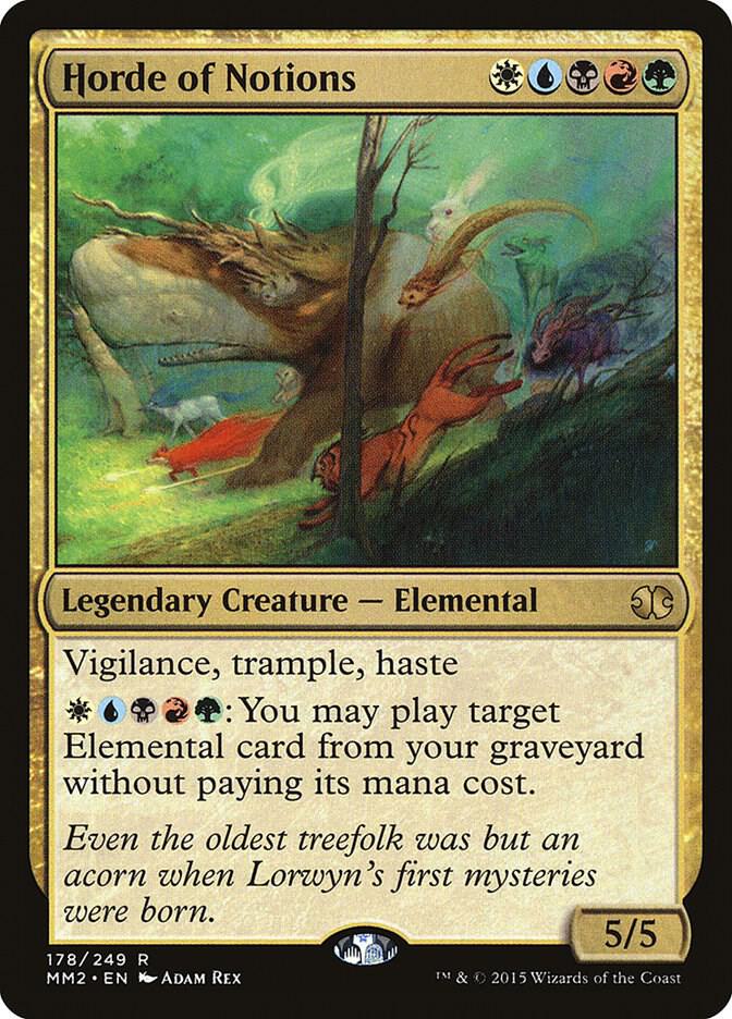 Horde of Notions 178 card from Modern Masters 2015
