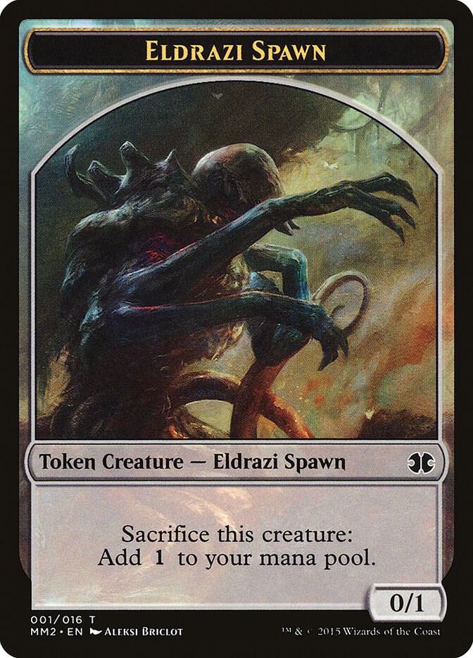 Eldrazi Spawn Token 1 card from Modern Masters 2015