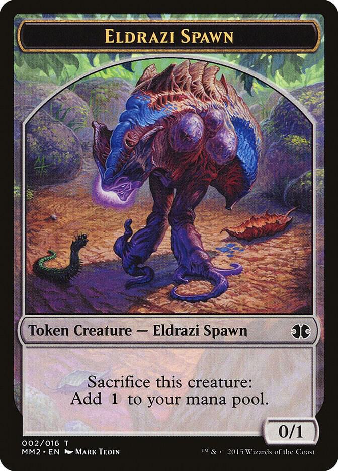 Eldrazi Spawn Token 2 card from Modern Masters 2015