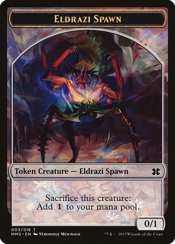 Eldrazi Spawn Token 3 card from Modern Masters 2015