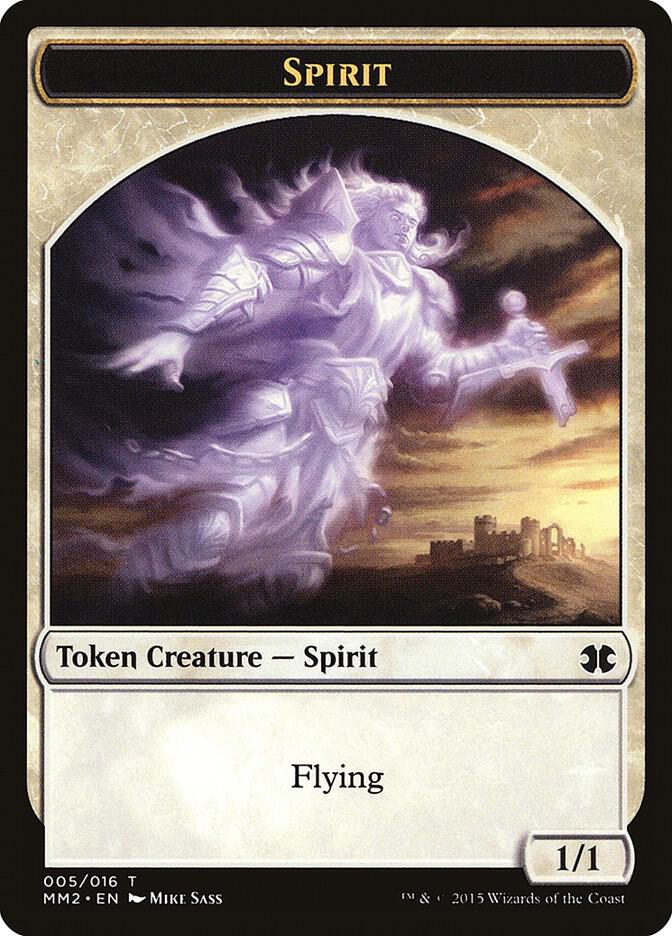 Spirit Token 5 card from Modern Masters 2015
