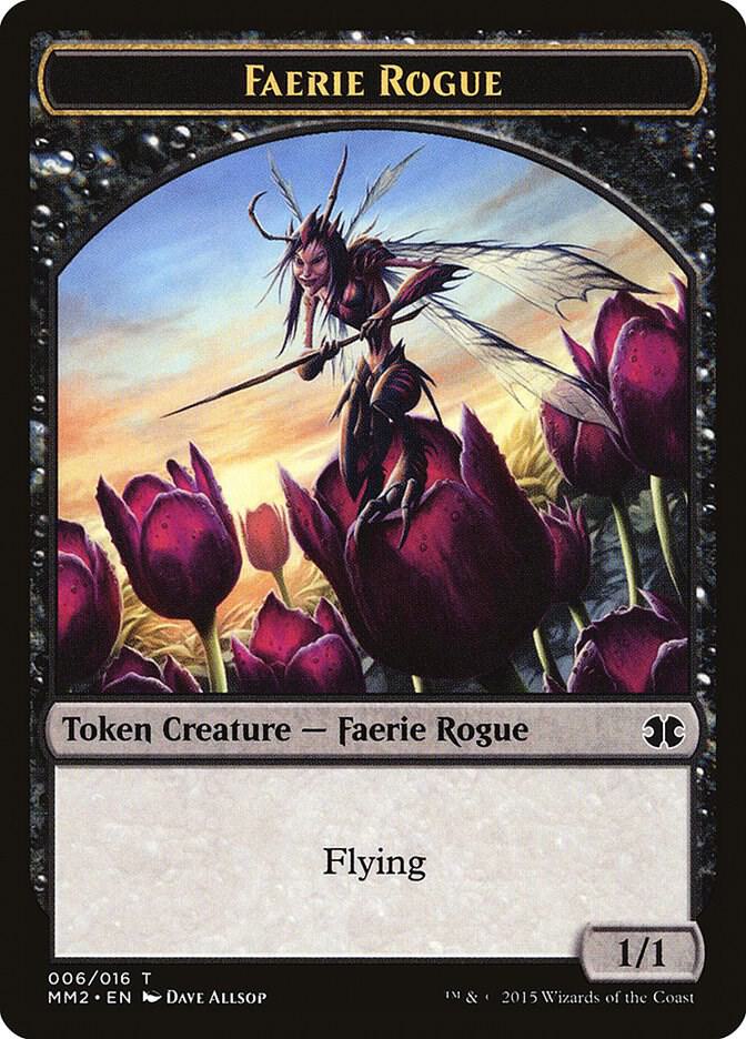Faerie Rogue Token 6 card from Modern Masters 2015