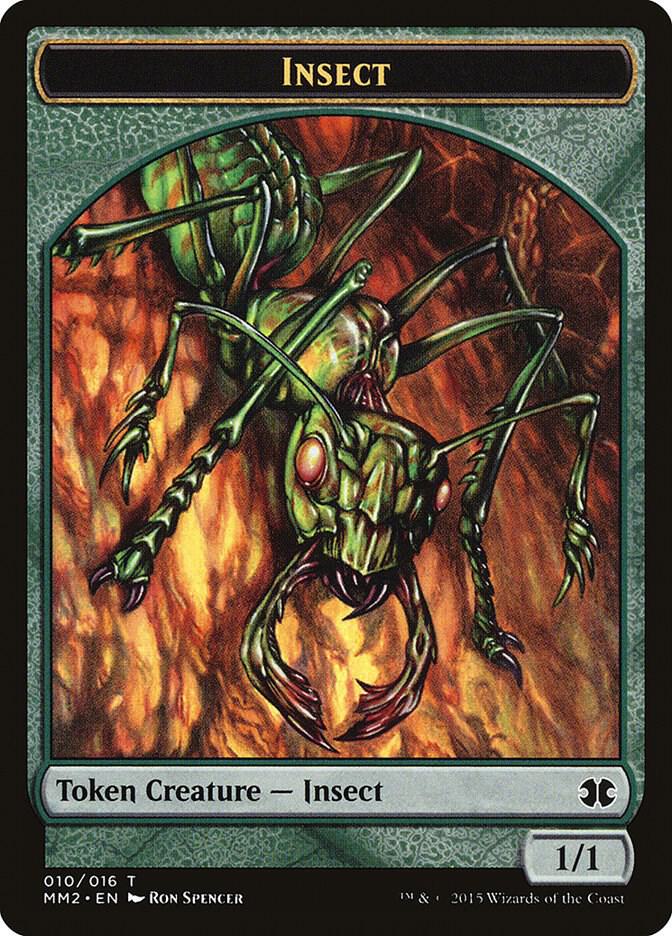 Insect Token 10 card from Modern Masters 2015