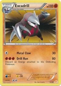 Excadrill (#17 Non-Holo) 17/30 card from BW Trainer Kit: Excadrill & Zoroark