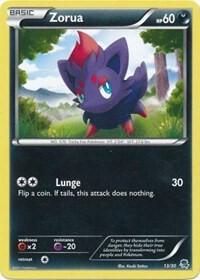 Zorua (#13) 13/30 card from BW Trainer Kit: Excadrill & Zoroark
