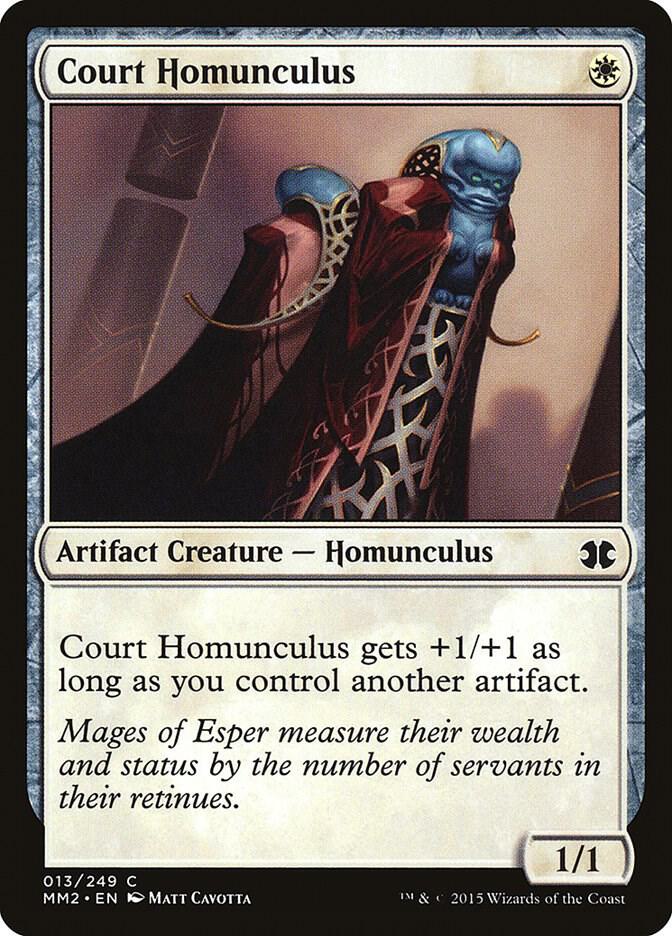 Court Homunculus 13 card from Modern Masters 2015