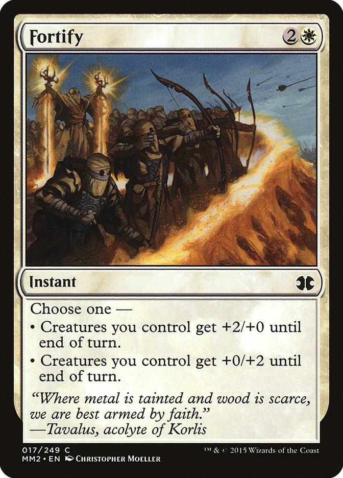 Fortify 17 card from Modern Masters 2015