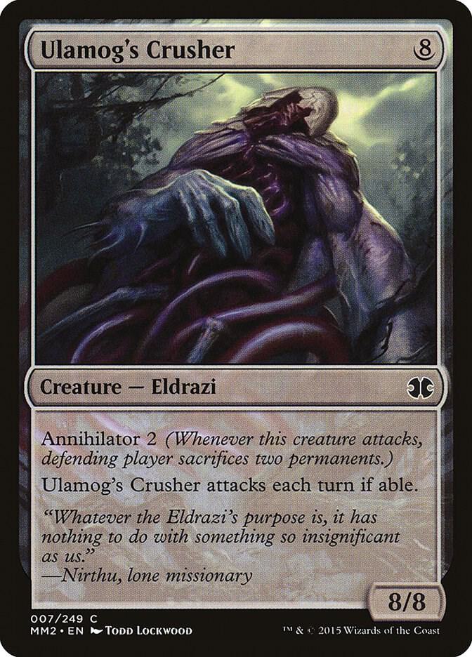 Ulamog's Crusher 7 card from Modern Masters 2015