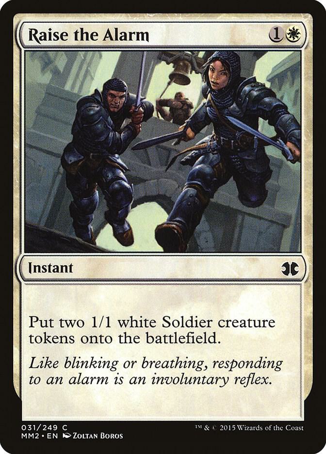 Raise the Alarm 31 card from Modern Masters 2015