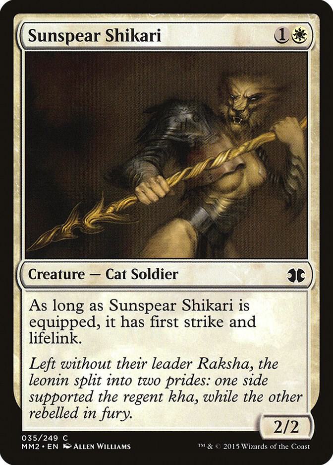 Sunspear Shikari 35 card from Modern Masters 2015