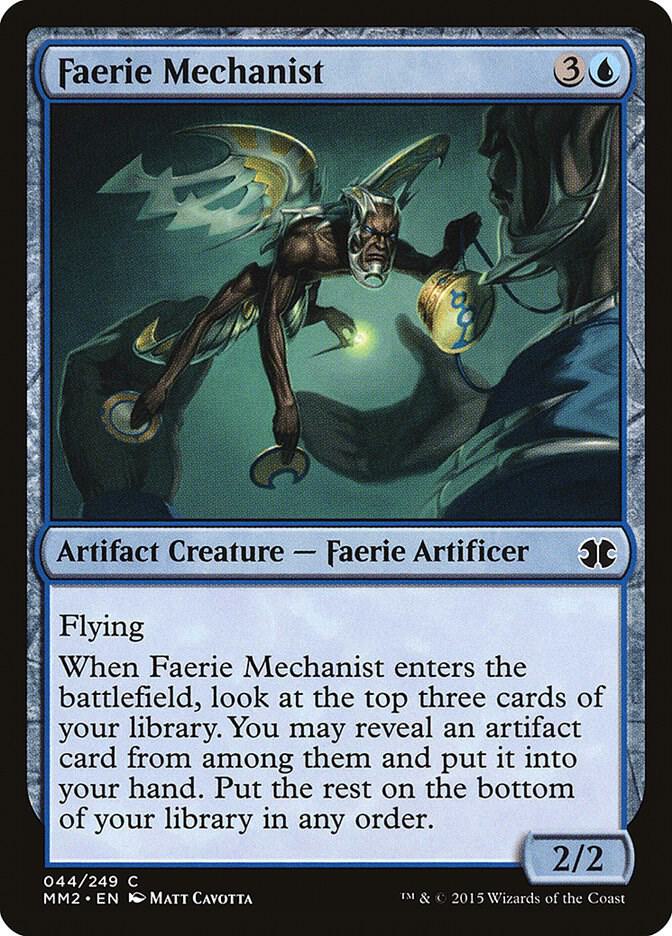 Faerie Mechanist 44 card from Modern Masters 2015