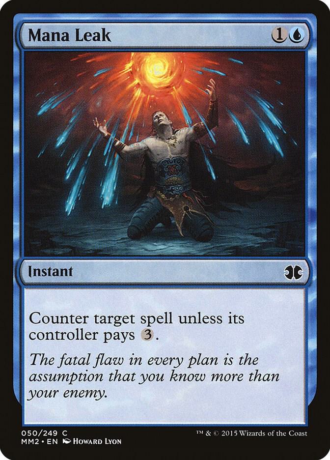 Mana Leak 50 card from Modern Masters 2015