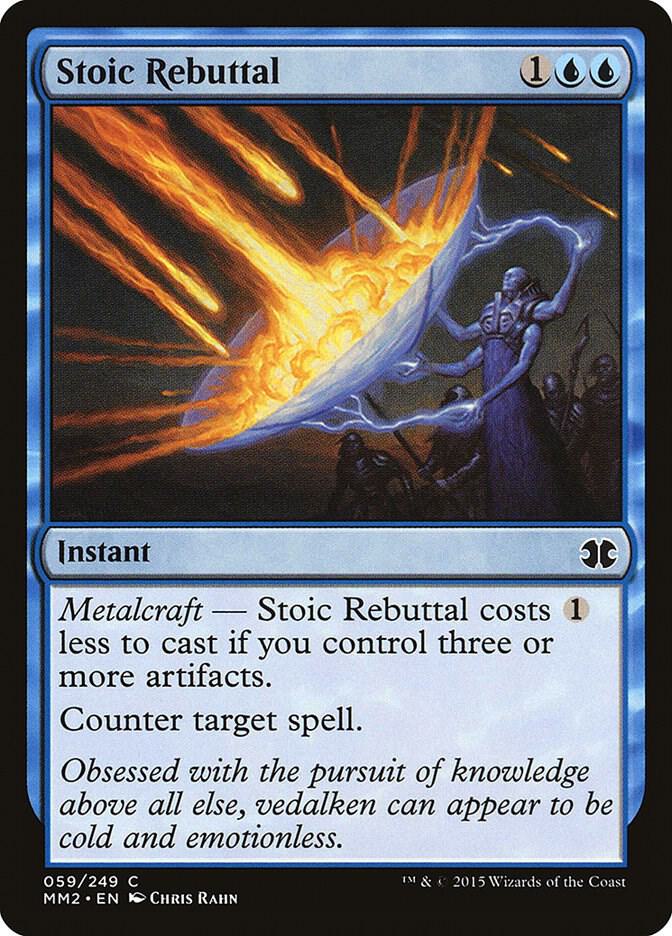 Stoic Rebuttal 59 card from Modern Masters 2015