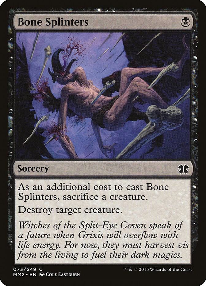 Bone Splinters 73 card from Modern Masters 2015