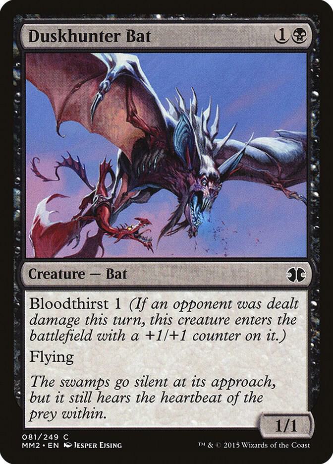 Duskhunter Bat 81 card from Modern Masters 2015