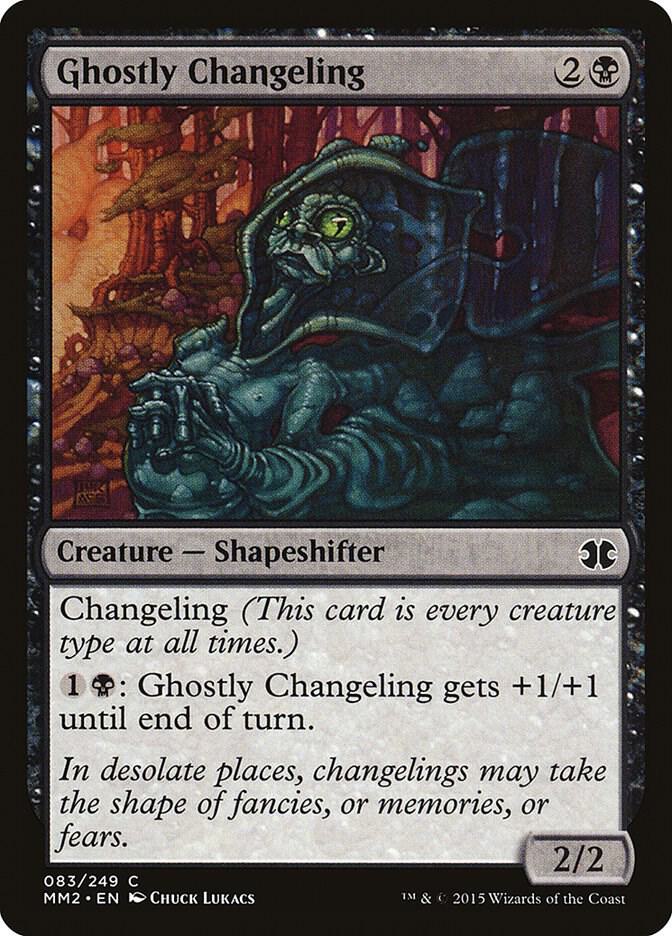 Ghostly Changeling 83 card from Modern Masters 2015