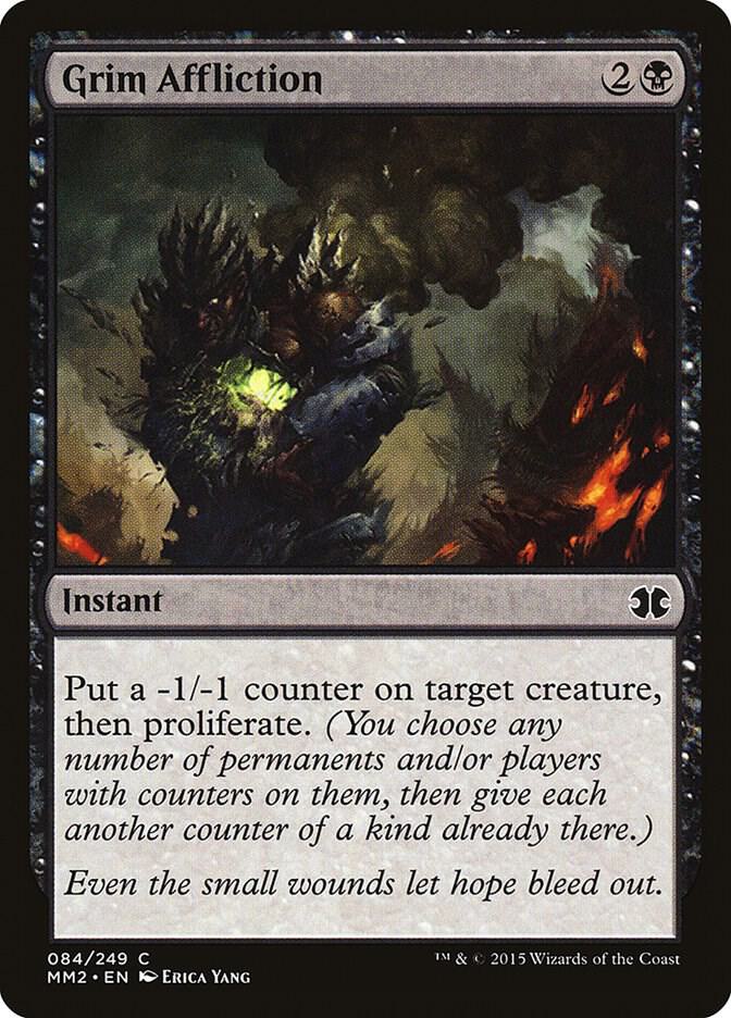 Grim Affliction 84 card from Modern Masters 2015